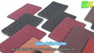 Embroidery PVC Leather