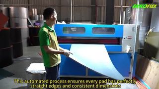 The production process of foam camping sleeping pad